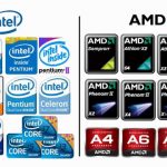 معالج Intel أو معالج AMD