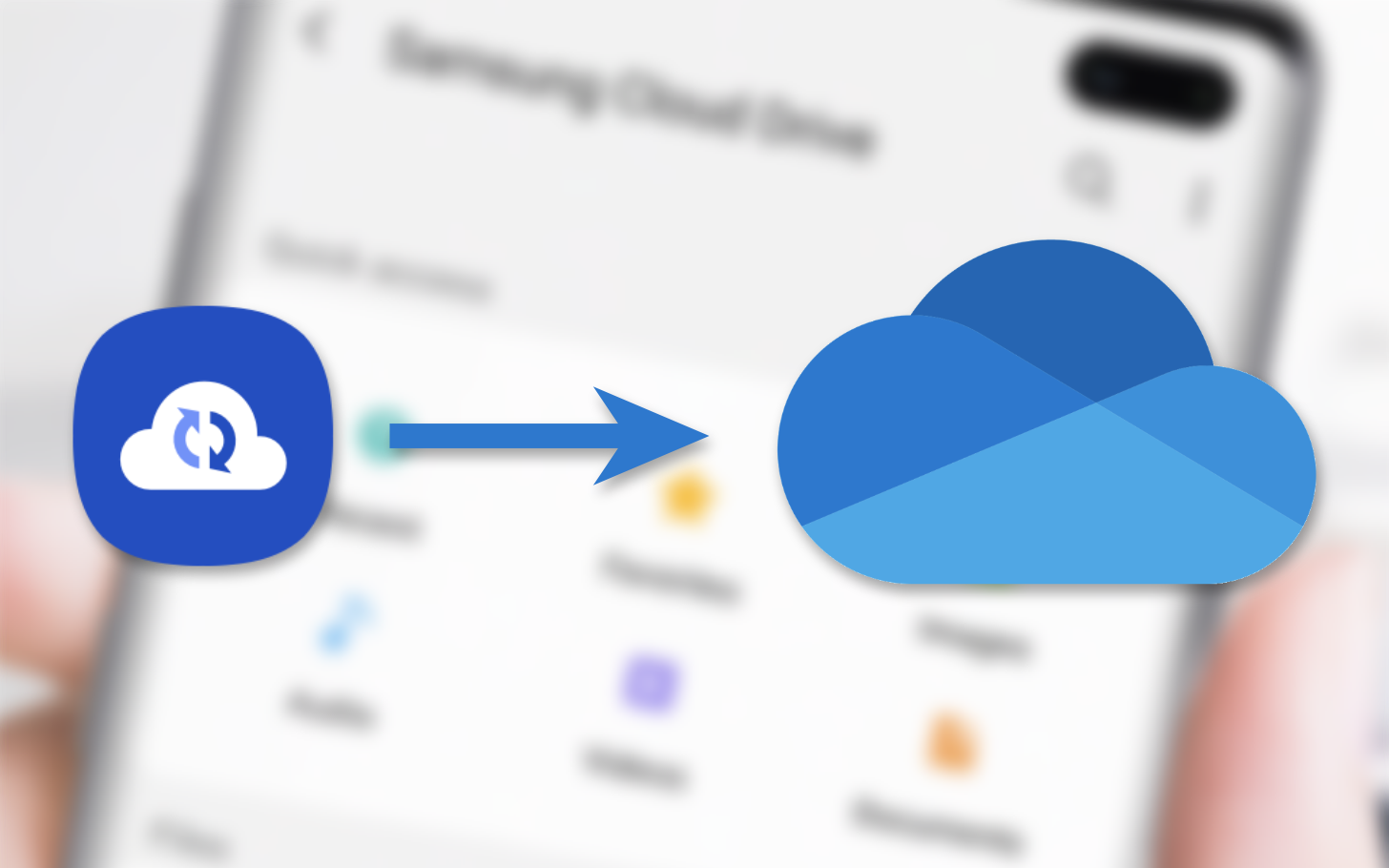 طريقة نقل الملفات من خدمة Samsung Cloud إلى OneDrive