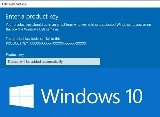 مفتاح تفعيل ويندوز 10