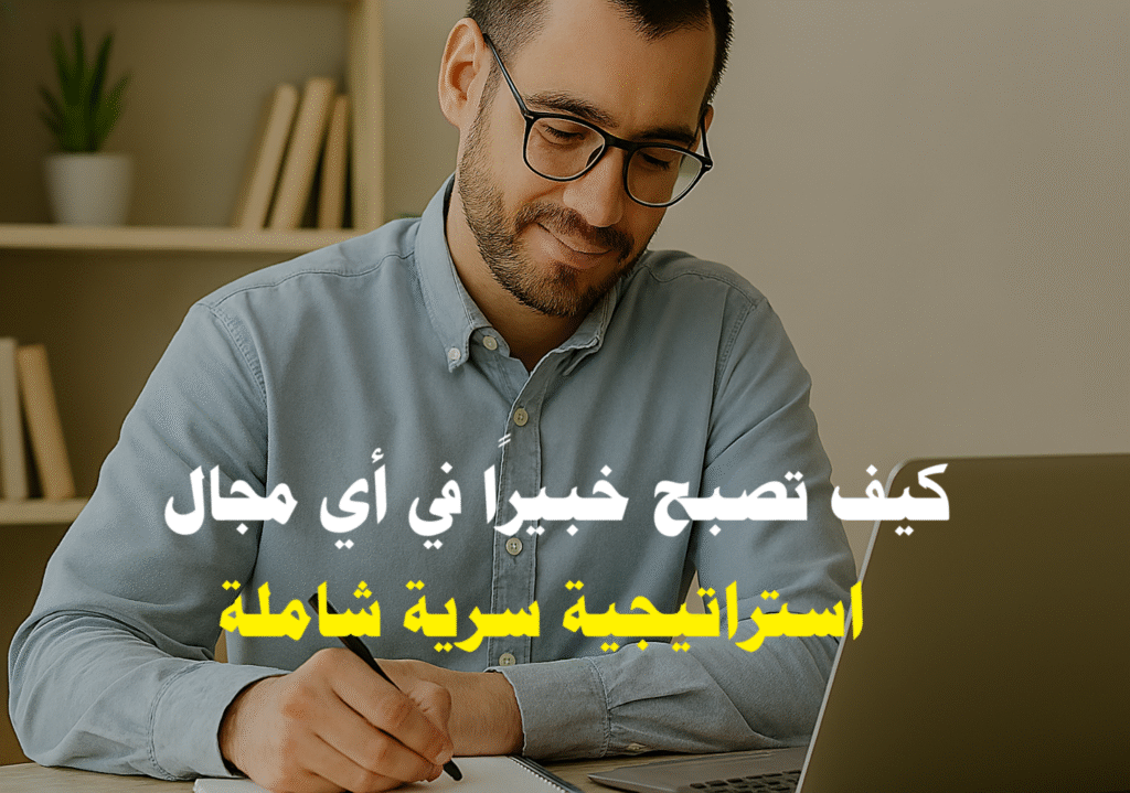 كيف تصبح خبيرًا في أي مجال
تطوير المهارات
التعلم المستمر
العقلية الصحيحة للخبراء
تطبيق المهارات عمليًا
الموارد التعليمية الرقمية
استراتيجيات التعلم الفعّال
بناء السمعة المهنية
العلامة الشخصية
التواصل مع الخبراء
قياس التقدم المهني
أخطاء شائعة في التعلم
المشاريع العملية
التعلم من الفشل