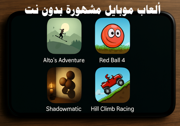 ألعاب موبايل مشهورة بدون نت
أفضل ألعاب أوفلاين
العاب بدون انترنت
العاب اندرويد اوفلاين
العاب موبايل مجانية
العاب أوفلاين للأطفال
العاب خفيفة للهواتف الضعيفة
Temple Run
Subway Surfers
Monument Valley
Shadow Fight 2
Asphalt 8
Kingdom Rush
Bloons TD
Fruit Ninja
ألعاب أوفلاين للأندرويد
ألعاب آيفون بدون نت
ألعاب بدون نت مسلية
ألعاب تعليمية أوفلاين للأطفال
أفضل ألعاب للأجهزة الضعيفة 2025
ألعاب أوفلاين بدون إعلانات
تنزيل ألعاب بدون نت مجانية
ألعاب فكرية أوفلاين
ألعاب سباق بدون انترنت
ألعاب ألغاز أوفلاين للأندرويد
ألعاب أكشن أوفلاين
ألعاب بناء وإبداع بدون نت
ألعاب تقليل استهلاك البطارية
ألعاب عائلية بدون نت
ألعاب صغيرة الحجم للأندرويد