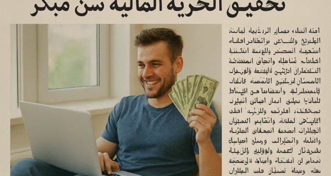 الاستقلال المالي المبكر الاستثمار في سن مبكر الادخار الذكي تنويع مصادر الدخل الديون وكيفية التخلص منها الميزانية الشخصية الاستثمار العقاري الاستثمار في الأسهم الدخل السلبي الاستثمار في الصناديق المشتركة العمل الحر الاستثمار في المشاريع الصغيرة التخطيط المالي الاستثمار في التعليم الاستثمار في العملات الرقمية