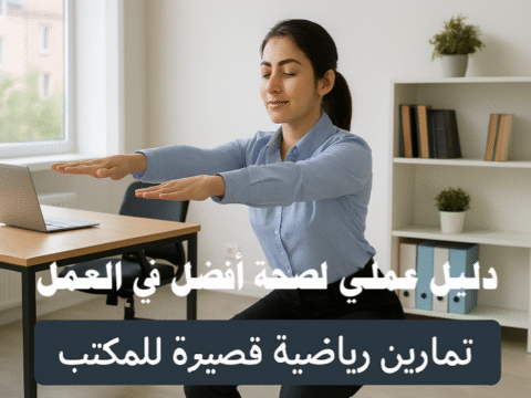 تمارين رياضية قصيرة للمكتب تمارين التمدد اللياقة البدنية في العمل الوقاية من آلام الظهر النشاط المكتبي تحسين التركيز الراحة النفسية الجلوس الطويل الطاقة اليومية تمارين بسيطة في المكتب شد البطن أثناء الجلوس القرفصاء المكتبية تمارين الرقبة مرونة العمود الفقري رفع الكعب المشي في المكتب التمارين الذهنية تخفيف التوتر في العمل