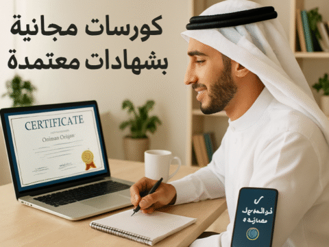 كورسات مجانية بشهادات معتمدة كورسات أونلاين مجانية التعلم الذاتي شهادات معتمدة دولياً أفضل مواقع التعلم المجاني التعليم عن بعد تطوير المهارات للشباب العربي التعلم عبر الإنترنت فرص عمل للشباب العربي شهادات Google المعتمدة منصات كورسات عربية البرمجة عبر الإنترنت التسويق الرقمي قصص نجاح الشباب العربي