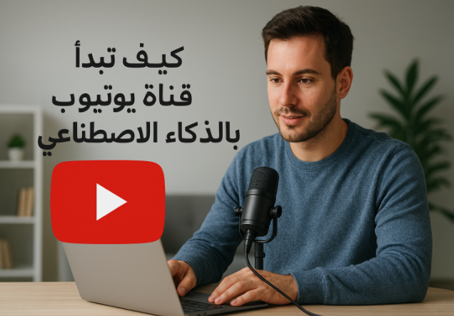 إنشاء قناة يوتيوب بدون وجه باستخدام الذكاء الاصطناعي وصوت اصطناعي وتحويل النص إلى فيديو