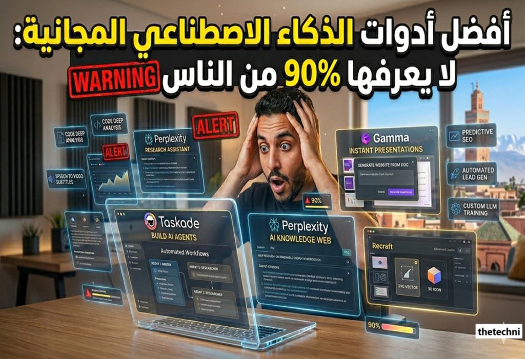 أدوات الذكاء الاصطناعي المجانية

الذكاء الاصطناعي مجاني

أدوات AI بدون دفع

أفضل أدوات مجانية للذكاء الاصطناعي

مواقع ذكاء اصطناعي مجانية

كيف تستخدم أدوات الذكاء الاصطناعي المجانية في التسويق

أفضل أداة ذكاء اصطناعي مجانية لكتابة المحتوى العربي

أدوات ذكاء اصطناعي مجانية لتصميم الصور والفيديو

مقارنة بين ChatGPT المجاني وGoogle Gemini

هل توجد أدوات ذكاء اصطناعي مجانية بدون حدود يومية

أخطاء يقع فيها المبتدئون مع أدوات الذكاء الاصطناعي المجانية

تجربتي مع أدوات الذكاء الاصطناعي المجانية لمدة 8 أشهر

توليد الصور بالذكاء الاصطناعي،

تحويل النص إلى كلام مجاناً

 نماذج اللغة الكبيرة المجانية

أدوات الإنتاجية بالذكاء الاصطناعي

 روبوتات الدردشة المجانية.