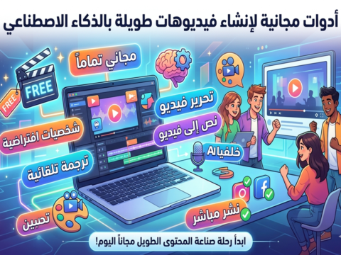 أدوات مجانية لإنشاء فيديوهات طويلة بالذكاء الاصطناعي صناعة فيديوهات بالذكاء الاصطناعي الربح من يوتيوب فيديوهات طويلة أدوات الذكاء الاصطناعي المجانية إنشاء محتوى فيديو تحسين محركات البحث للفيديو استراتيجية تيك توك تعليق صوتي بالذكاء الاصطناعي مونتاج فيديو اوتوماتيكي قنوات يوتيوب ناشئة أرباح اليوتيوب برنامج إبداع تيك توك سيو الفيديو محتوى فيديو طويل أدوات مجانية لصناع المحتوى أدوات ذكاء اصطناعي لصناعة الفيديو توليد فيديوهات طويلة بالذكاء الاصطناعي أفضل أدوات AI للفيديو مجاناً إنشاء فيديوهات احترافية بالذكاء الاصطناعي مقارنة أدوات الذكاء الاصطناعي للفيديو تجربة أدوات AI مجانية صناعة محتوى فيديو بالذكاء الاصطناعي أتمتة إنتاج الفيديو أدوات تحويل النص إلى فيديو vidIQ تحسين الفيديو أدوات AI للمونتاج التلقائي كيف أصنع فيديو طويل بالذكاء الاصطناعي مجاناً أفضل أداة ذكاء اصطناعي لإنشاء فيديوهات تعليمية طويلة تجربة أدوات توليد الفيديو بالAI نتائج حقيقية هل تنجح أدوات الذكاء الاصطناعي في صناعة فيديوهات طويلة