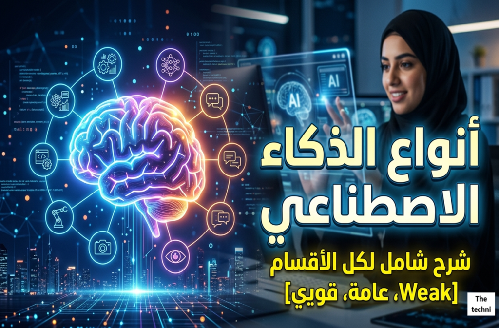 أنواع الذكاء الاصطناعي تصنيفات الذكاء الاصطناعي الذكاء الاصطناعي الضيق الذكاء العام AGI الذكاء الفائق ASI. الفرق بين الذكاء الضيق والعام أمثلة على الذكاء الاصطناعي في الحياة اليومية مستقبل الذكاء الاصطناعي تحديات الوصول إلى AGI. كيف تختار نوع الذكاء الاصطناعي المناسب لمشروعك ما هي حدود الذكاء الاصطناعي الحالي هل سيتفوق الذكاء الاصطناعي على البشر يومًا. متى يظهر الذكاء الاصطناعي العام؟ هل يستطيع ChatGPT التفكير مثل البشر؟ ما الفرق بين التعلم العميق والذكاء العام؟