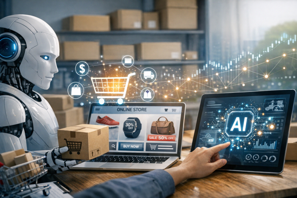 استخدام الذكاء الاصطناعي في التجارة الإلكترونية

الذكاء الاصطناعي في المتاجر الإلكترونية

تطبيقات الذكاء الاصطناعي للتجارة الرقمية

أدوات الذكاء الاصطناعي للتسويق

روبوتات الدردشة الذكية

تخصيص تجربة التسوق

تحسين محركات البحث بالذكاء الاصطناعي

التنبؤ بالطلب وإدارة المخزون

البريد الإلكتروني الذكي

إعادة الاستهداف بالذكاء الاصطناعي

تحليل بيانات العملاء

التوصيات الذكية للمنتجات

أتمتة التجارة الإلكترونية

الذكاء الاصطناعي للمتاجر الإلكترونية

تحسين مبيعات المتاجر الرقمية

روبوت محادثة ذكي للموقع

تخصيص عروض المنتجات

تحليل سلوك المتسوقين

أتمتة خدمة العملاء

التنبؤ الذكي بالمخزون

كتابة أوصاف المنتجات تلقائياً

تحسين ظهور المتجر في جوجل

استراتيجيات التسويق بالذكاء الاصطناعي

كيفية استخدام الذكاء الاصطناعي في تحسين تجربة التسوق الإلكتروني

أفضل أدوات الذكاء الاصطناعي لإدارة مخزون المتاجر الإلكترونية

تطبيق روبوتات الدردشة الذكية في خدمة عملاء المتاجر الرقمية

استراتيجيات التخصيص الفائق باستخدام الذكاء الاصطناعي للتجارة الإلكترونية

تحسين عائد الاستثمار عبر الذكاء الاصطناعي في المتاجر الإلكترونية

دليل المبتدئين لدمج الذكاء الاصطناعي في منصة Shopify

استخدام التعلم الآلي للتنبؤ باتجاهات المبيعات الموسمية

حلول الذكاء الاصطناعي لتقليل نسبة التخلي عن سلة التسوق

كيفية تدريب فريق عملك على استخدام الذكاء الاصطناعي في التجارة الرقمية

أفضل الممارسات لدمج الذكاء الاصطناعي مع التسويق عبر البريد الإلكتروني