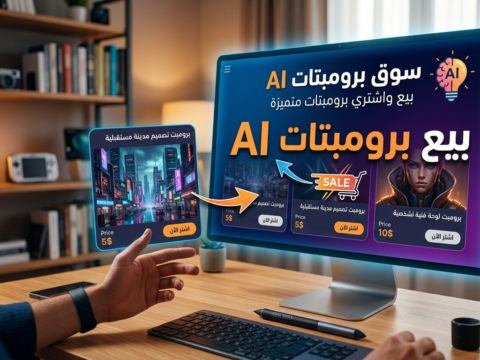 بيع برومبتات AI بيع prompts ربح من الذكاء الاصطناعي متجر برومبتات تسويق البرومبتات برومبتات ChatGPT برومبتات Midjourney سوق البرومبتات  كيفية بيع أوامر الذكاء الاصطناعي أفضل منصة لبيع البرومبتات هل بيع البرومبتات مربح حماية البرومبتات من السرقة دليل بيع prompts للمبتدئين أسعار البرومبتات في 2026