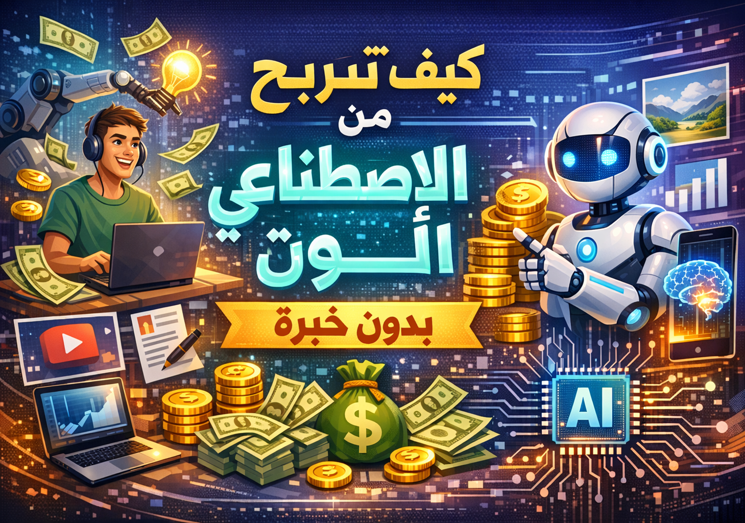 ربح المال من الذكاء الاصطناعي أرباح الذكاء الاصطناعي للمبتدئين دخل سلبي ذكاء اصطناعي فيديوهات يوتيوب بالذكاء الاصطناعي تيك توك والذكاء الاصطناعي أدوات ذكاء اصطناعي مجانية إنشاء محتوى بالذكاء الاصطناعي الربح من فيديوهات قصيرة التسويق بالعمولة والذكاء الاصطناعي قصة نجاح ذكاء اصطناعي كيف تربح أول 100 دولار من الذكاء الاصطناعي بدون خبرة طريقة ربح المال من فيديوهات تيك توك بالذكاء الاصطناعي أدوات ذكاء اصطناعي لصنع فيديوهات يوتيوب مجاناً أرباح يوتيوب شورتس من محتوى ذكاء اصطناعي للمبتدئين كيف أنشئ فيديو بالذكاء الاصطناعي في 30 دقيقة التسويق بالعمولة عبر فيديوهات الذكاء الاصطناعي القصيرة أفضل مجال للربح من الذكاء الاصطناعي بدون خبرة تقنية تجربتي في ربح 100 دولار يومياً من الذكاء الاصطناعي كيف أبدأ قناة تيك توك بالذكاء الاصطناعي من الصفر أخطاء تجنبها عند الربح من الذكاء الاصطناعي للمبتدئين خطة 30 يوماً لربح المال من الذكاء الاصطناعي بدون خبرة هل يمكن الربح من الذكاء الاصطناعي بدون استثمار؟ أدوات تحويل النص إلى فيديو بالذكاء الاصطناعي للمبتدئين كيف تحول قصة مكتوبة إلى فيديو يوتيوب بالذكاء الاصطناعي الربح المزدوج من إعلانات يوتيوب والتسويق بالعمولة بالذكاء الاصطناعي كيف أربح من الذكاء الاصطناعي بدون خبرة ولا رأس مال؟ ما هي أفضل أدوات الذكاء الاصطناعي المجانية لصنع فيديوهات تيك توك؟ كم يمكن أن أربح في الشهر الأول من فيديوهات الذكاء الاصطناعي؟ هل يحتاج الربح من الذكاء الاصطناعي إلى فهم البرمجة؟ كيف أنشر فيديوهات الذكاء الاصطناعي على يوتيوب وتيك توك معاً؟