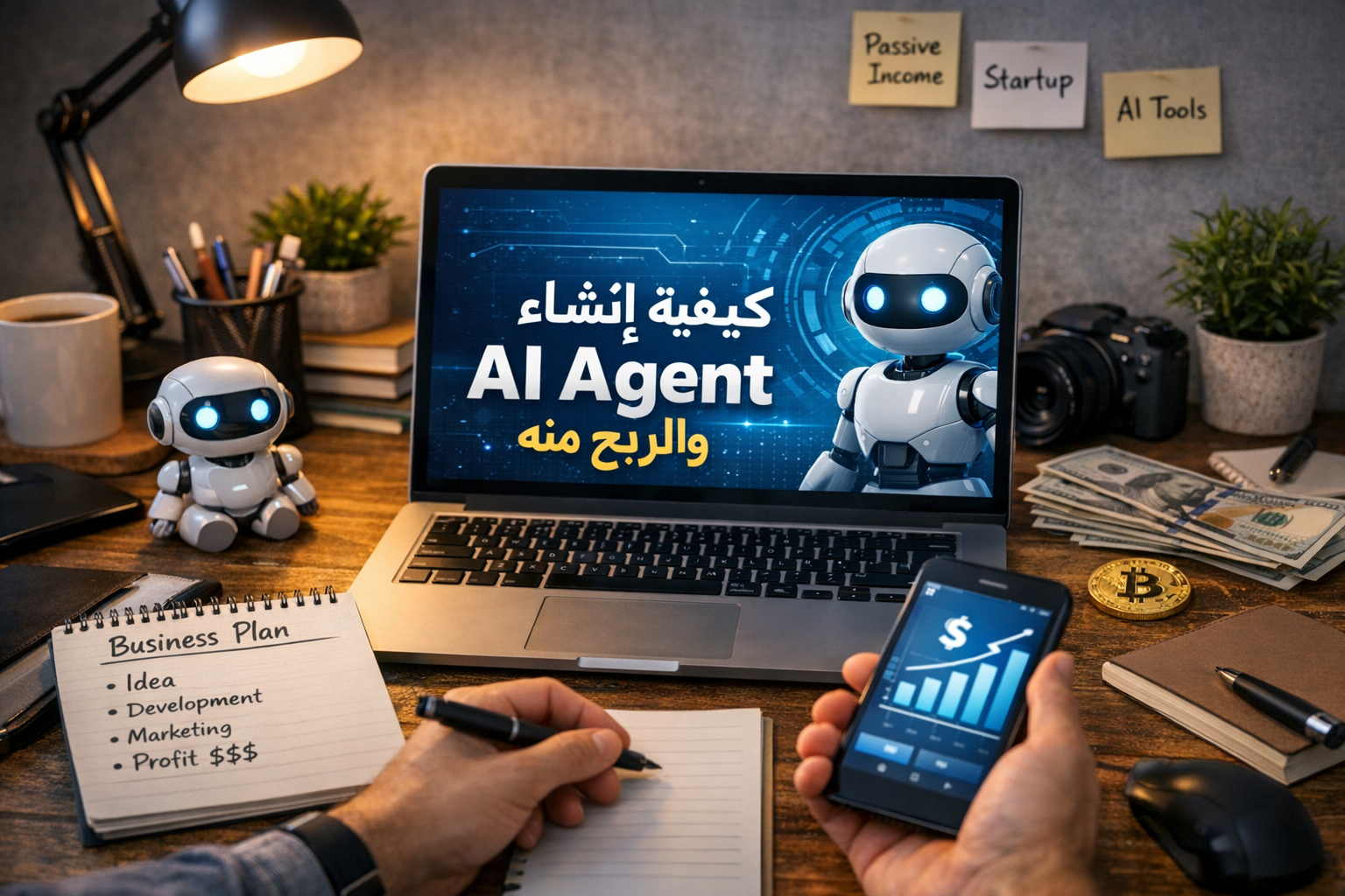 كيفية إنشاء AI Agent والربح منه أتمتة الأعمال بالذكاء الاصطناعي دخل سلبي من AI روبوتات محادثة ذكية بناء وكلاء ذكاء اصطناعي الربح من الذكاء الاصطناعي التوليدي أدوات no-code للذكاء الاصطناعي تسويق خدمات AI LangChain و AutoGPT استشارات الذكاء الاصطناعي نموذج SaaS للذكاء الاصطناعي كيف أبدأ في إنشاء وكيل ذكي بدون خبرة برمجية أفضل منصة لبناء روبوت محادثة وبيعه أرباح شهرية من بوتات الذكاء الاصطناعي دليل المبتدئين لأتمتة الأعمال بالـ AI فرص العمل في مجال وكلاء الذكاء الاصطناعي 2026 تحويل الشات بوت إلى مصدر دخل ثابت استراتيجيات تسويق الـ AI agent للشركات الصغيرة مقارنة بين Botpress و Voiceflow و Rasa حالات نجاح في الربح من الذكاء الاصطناعي التوليدي كيف تبني وكيلاً ذكياً لخدمة عملاء المتاجر الإلكترونية خفض تكاليف التشغيل باستخدام وكلاء الذكاء الاصطناعي الشهادات والدورات المعتمدة في بناء الـ AI agents مستقبل اقتصاد الوكلاء المستقلين (Agent Economy) دمج الـ AI agent مع Zapier و Stripe و Airtable أرباح سلبية من بوتات المحادثة الذكية