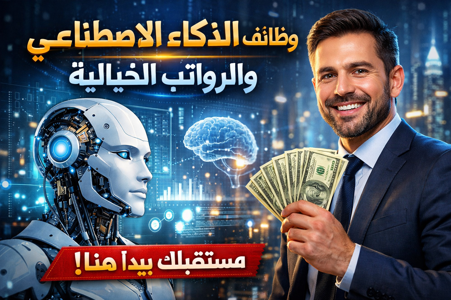 وظائف الذكاء الاصطناعي وظائف، AI jobs مجالات الذكاء الاصطناعي مستقبل التوظيف مهارات الذكاء الاصطناعي كيف تحصل على وظيفة في الذكاء الاصطناعي أفضل وظائف الذكاء الاصطناعي في 2026 متطلبات وظائف تعلم الآلة رواتب مهندسي الذكاء الاصطناعي ما هي وظائف الذكاء الاصطناعي؟ كيف أتعلم الذكاء الاصطناعي من الصفر؟ هل الذكاء الاصطناعي سيأخذ وظيفتي؟ ما هي أفضل شهادة في الذكاء الاصطناعي؟