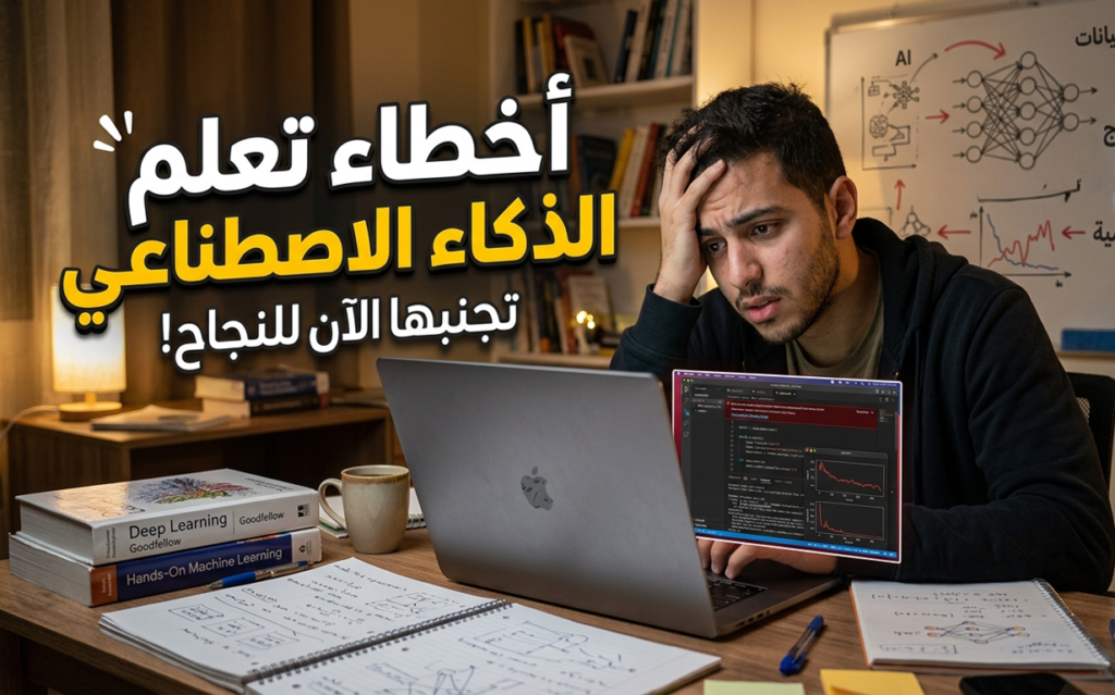 أخطاء تعلم الذكاء الاصطناعي

 أخطاء تعلم الآلة

تحديات الذكاء الاصطناعي

فشل نماذج AI

تحسين أداء التعلم العميق

تجنب الأخطاء في المشاريع الذكية

 قابلية تفسير النماذج

مراقبة النموذج في الإنتاج

 MLOps، هندسة الميزات

تقييم النماذج غير المتوازنة

لماذا تفشل مشاريع الذكاء الاصطناعي؟ 

كيف أتأكد من أن بياناتي مناسبة للتعلم الآلي؟ 

ما هي مؤشرات جودة نموذج AI؟ 

كيف أجعل نموذجي قابلاً للتفسير؟