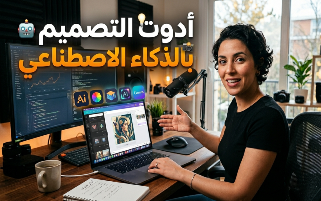 أدوات التصميم بالذكاء الاصطناعي

 تصميم بالذكاء الاصطناعي

 AI design tools.

 توليد الصور بالذكاء الاصطناعي

 Midjourney، DALL-E

 Adobe Firefly

Canva AI

 تصميم شعارات

 إزالة خلفيات.

أدوات تصميم الشعارات بالذكاء الاصطناعي

توليد الصور بالذكاء الاصطناعي للمصممين

أفضل منصات التصميم بالذكاء الاصطناعي المجانية

كيف أستخدم أدوات التصميم بالذكاء الاصطناعي للمبتدئين خطوة بخطوة

هل يمكن للذكاء الاصطناعي تصميم هوية بصرية كاملة لعلامة تجارية

ما هي أفضل أداة تصميم بالذكاء الاصطناعي تدعم اللغة العربية